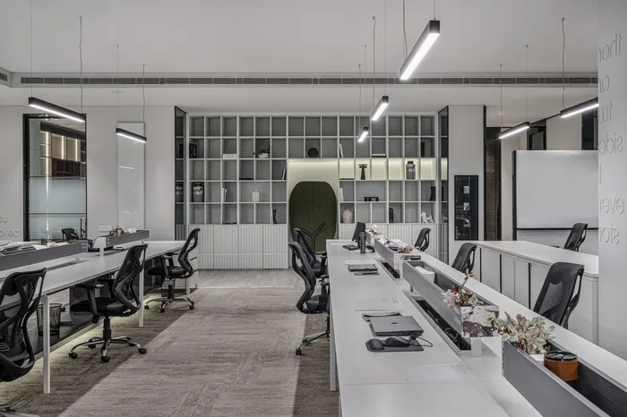 Modern office workspace