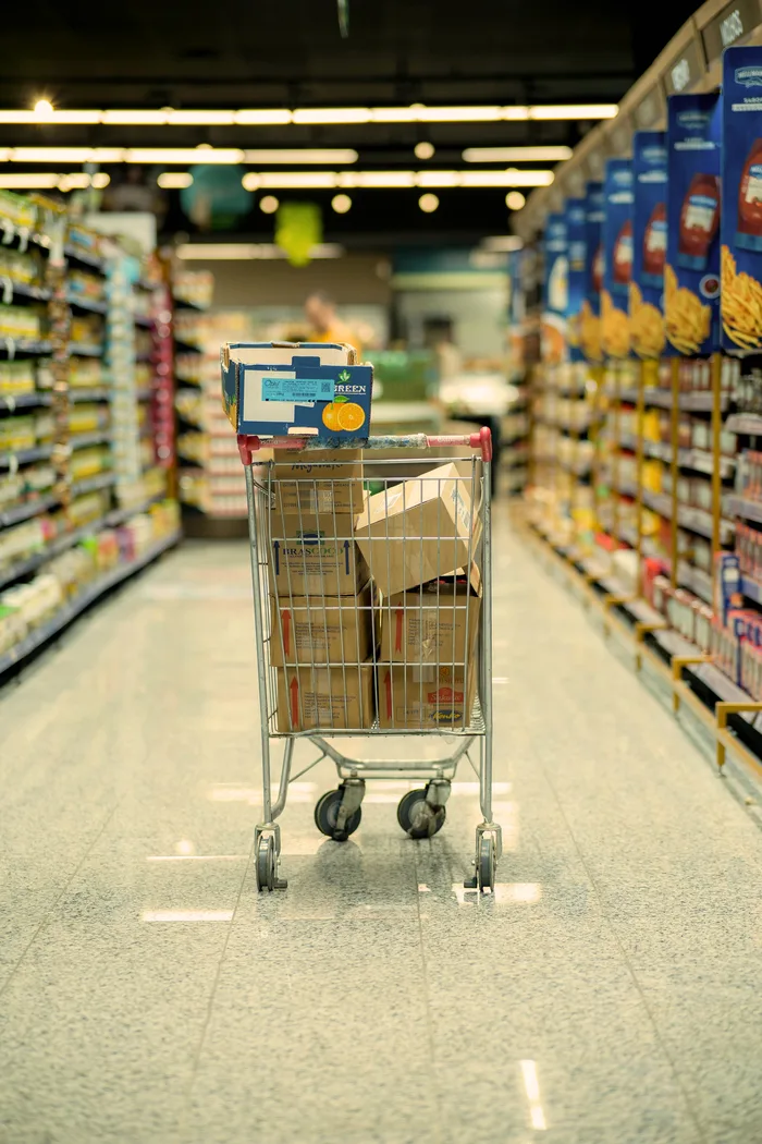 Supermarket aisle