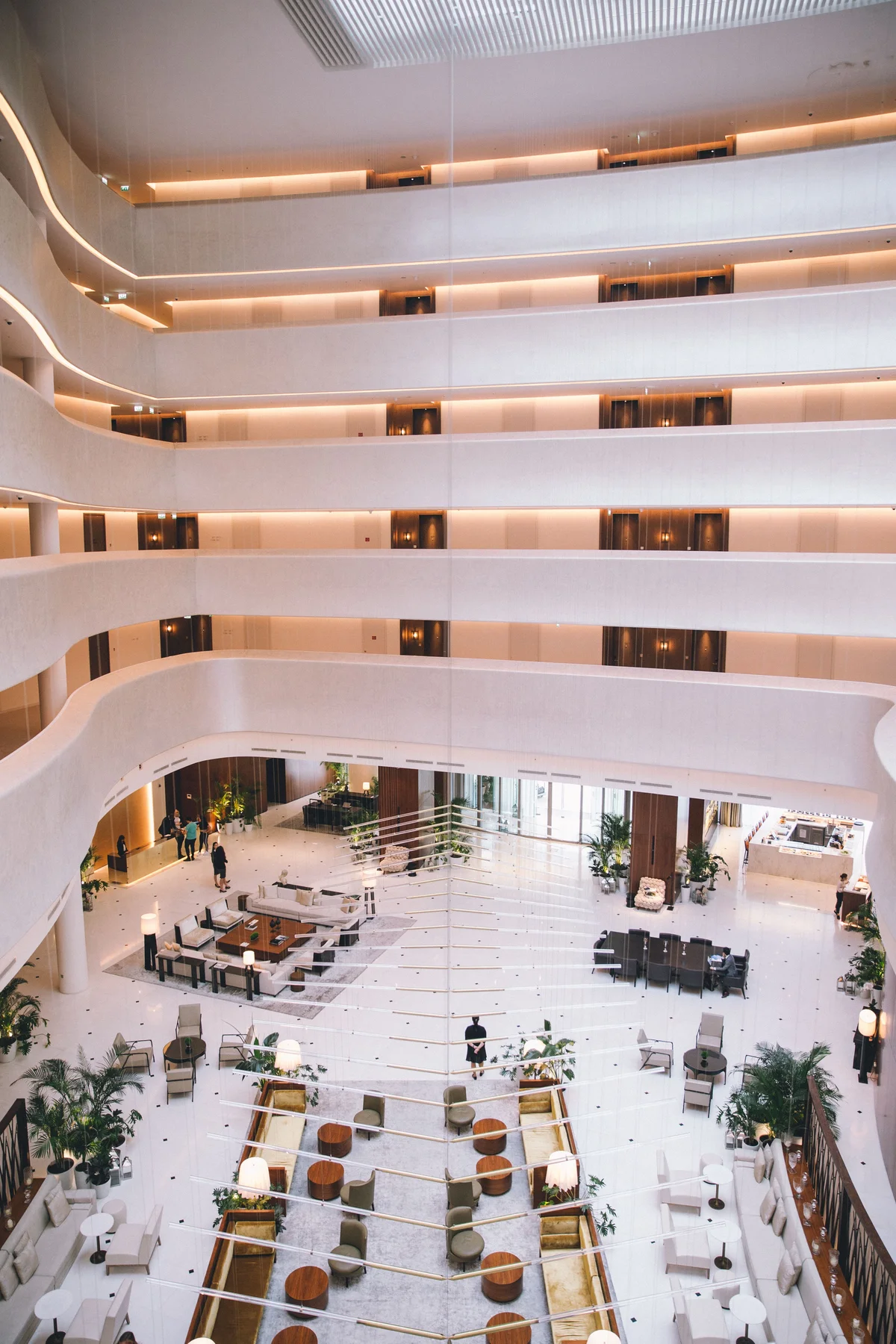 Bright commercial lobby maintained by Paramount Property Maintenance
